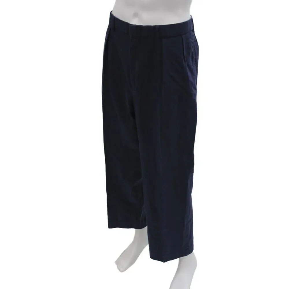 Polo Golf Ralph Lauren Mens Blue Chino Pants Button Size 36